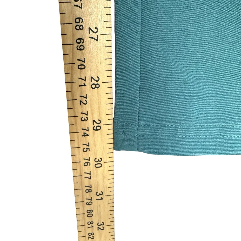 Figs Yola High-Rise Slim Fit Teal Anti-Wrinkle Scrub Trouser Pants Size XXS - Picture 8 of 8